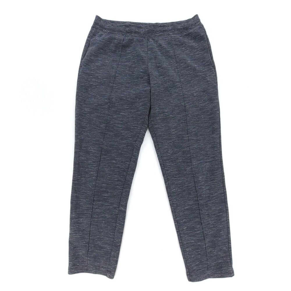 UNIQLO Dry Tapered Ankle Crop Sweatpants Knit Jogger Womens Medium Heather Gray